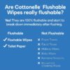Cottonelle FreshFeel Flushable Wet Wipes, Adult Wet Wipes, 8 Flip-Top Packs, 336 Total Wipes