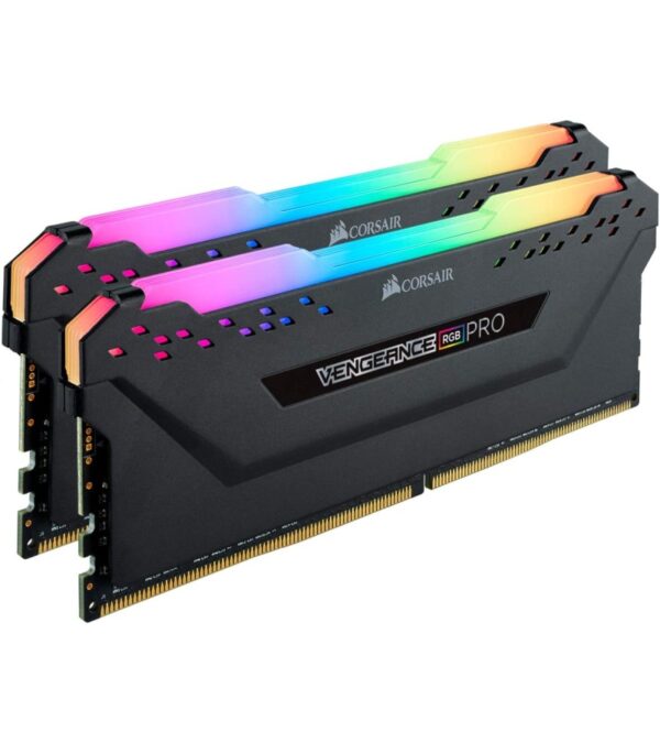 Corsair Vengeance RGB Pro 64GB (2x32GB) DDR4 3200 (PC4-25600) C16 Desktop memory–Black (CMW64GX4M2E3200C16)