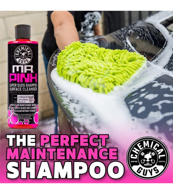 Chemical Guys CWS_402_64 Mr. Pink Foaming Car Wash Soap (Works with Foam Cannons, Foam Guns or Bucket Washes) Safe for Cars, Trucks, Motorcycles, RVs & More, 64 fl oz (Half Gallon), Candy Scent