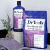 Dr Teal's Foaming Bath with Pure Epsom Salt, Soothe & Sleep with Lavender, 34 fl oz (Pack of 4)