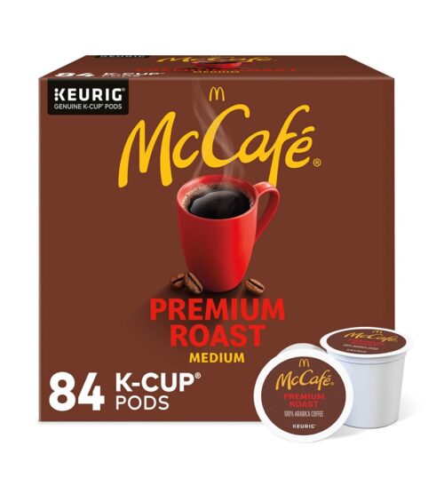 McCafe Premium Medium Roast K-Cup Coffee Pods, Premium Roast, 84 Count