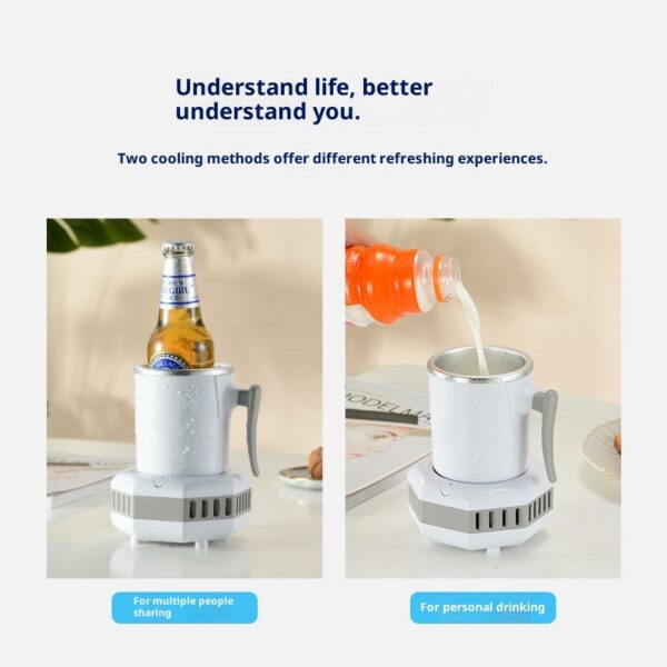 Rapid cooling cup, quick-cooling cup, water cup for office use, chilled beer and beverages, heating cup, a must-have for student dormitories.