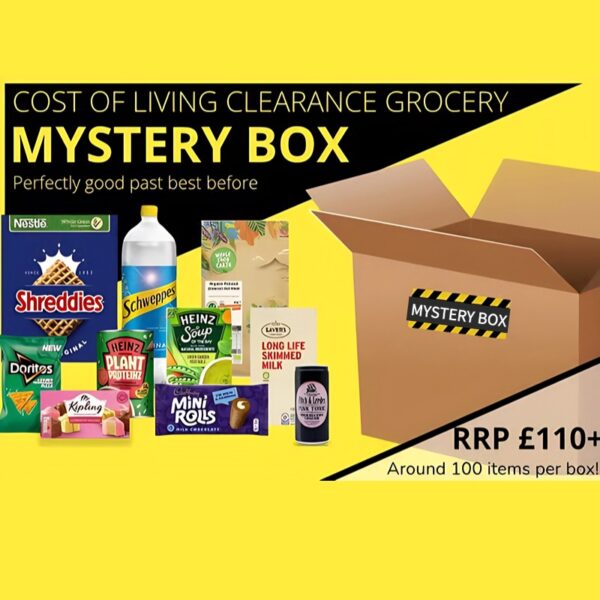Mystery Grocery Box – Over 100 Items for JUST £3.89!     Expiring Soon, Limited Stock – Get Yours Now with FREE Delivery!