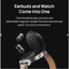 [Exclusive for New Users 49 ]：HW Watch Buds Smart Watch with Wireless Earphones