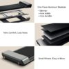 KingSmith WalkingPad P1 Folding Treadmill Ultra Slim Electric Foldable Treadmill Smart Fold Walking Pad Portable Safety Non Holder Gym and Running Device P1 Grey