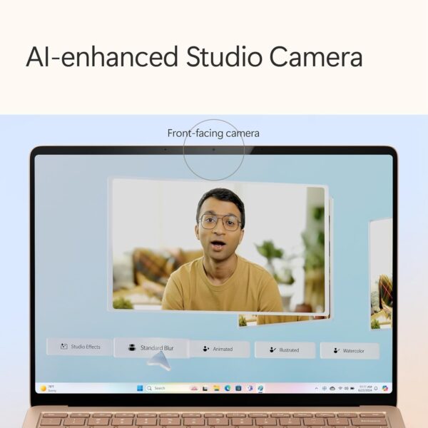 Version 1.0.0 2025 Microsoft Surface Laptop 7 AI Copilot+ PC for Business (13.8" 2K+ Touchscreen, Snapdragon X Elite (> Intel i7-1355U), 16GB, 2TB SSD) 20-Hr Battery Life, Backlit, Wi-Fi 7, Win 11 Pro, Sapphire