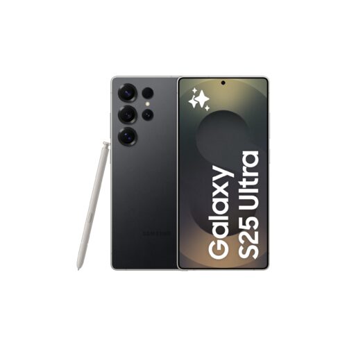 Samsung Galaxy S25 Ultra AI Phone, 256GB Storage, 12GB RAM, Titanium Black, Android Smartphone, 200MP Camera, S Pen, Long Battery Life (UAE Version)