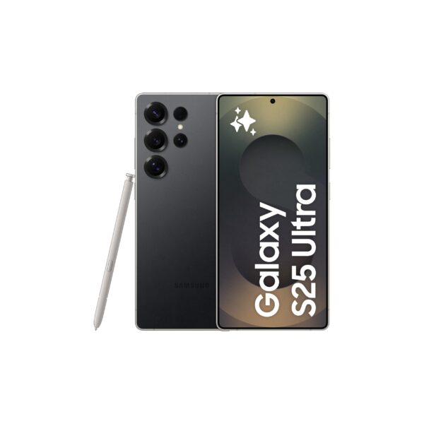 Samsung Galaxy S25 Ultra AI Phone, 256GB Storage, 12GB RAM, Titanium Black, Android Smartphone, 200MP Camera, S Pen, Long Battery Life (UAE Version)