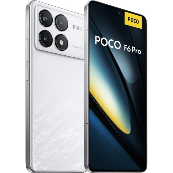 Xiaomi Poco F6 Pro 5G (512GB + 12GB) Global Version Unlocked 6.67" 120Hz 50Mp Triple Camera (for Tmobile Mint Tello & Global) (White)
