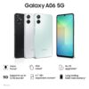 Version 1.0.0 【Clearance Sale】Samsung Galaxy A06 5G | 128GB, 2025 | IP54 Splash Resistant, 6.7" 90Hz Display, Android 15, International Model Factory Unlocked for Global, T-Mobile, Metro | 20W Fast Charger Bundle, Black